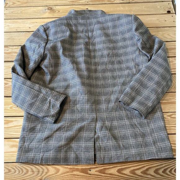 Zara Button Up Suit Jacket Size XL Men’s Brown - Picture 2 of 9